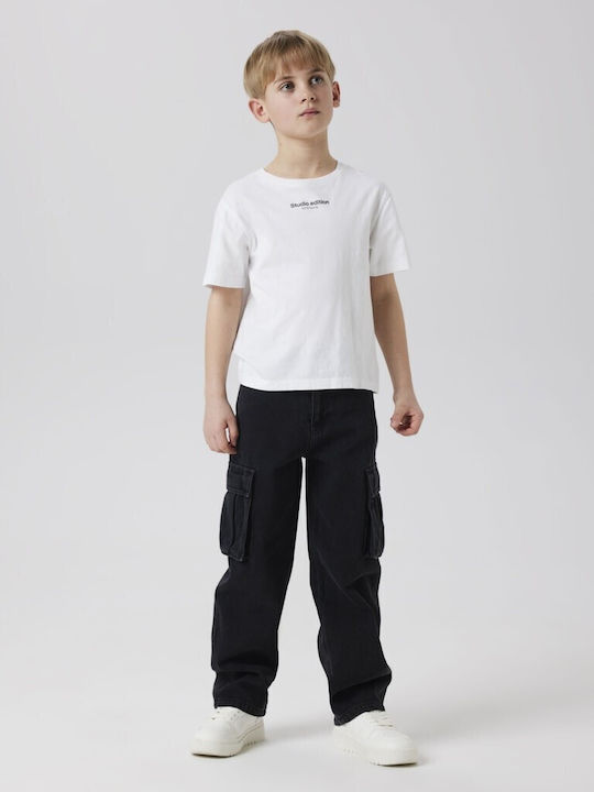Name It Παιδικό Τζιν Παντελόνι Black Denim