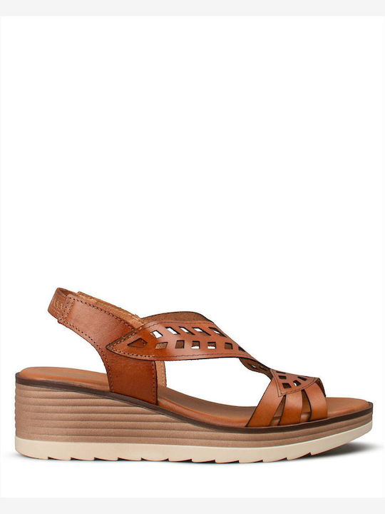 Marila Footwear Sommer Damenplattformen Tabac B...