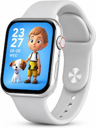 H10 Smartwatch με Παλμογράφο (Λευκό)