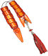 Roloi Komboloi Begleri with 9 Resin Beads Length 29cm Honey