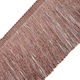 Franjuri Rayon Roz Închis Aurii Lurex 10cm Metru