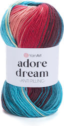 Yarnart Adore Dream 1061 Πολύχρωμο Νήμα Πλεξίμα...