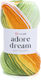 YarnArt Adore Dream 1058 Mehrfarbiges Strickgar...