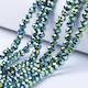 Swarovski Perlen Grün Metallisch Irisierend 8mm 62 Stück