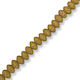 Natural Lava Oval Bead Mustard 8x5mm – Hole 2mm – Length 20cm 39 Beads