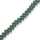 Natural Lava Oval Bead Olive Green 8x5mm – Hole 2mm – Length 20cm 39 Beads