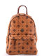 Ersi Leder Damen Handtaschen und Damentaschen Rucksack Braune