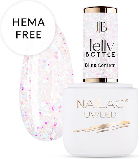 NaiLac Glitter Lac de Unghii Bling Confetti 7ml
