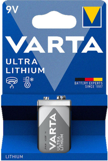 Varta Ultra Pp3 9v Литиева Батерия Блок Детектор За Дим Co Аларма