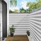 vidaXL Gray Shade Divider with PU Coating 1.5x2...