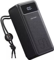 Charmast TankLite 50000mAh 22.5W Μαύρο Charmast TankLite 50000mAh 22.5W Μαύρο