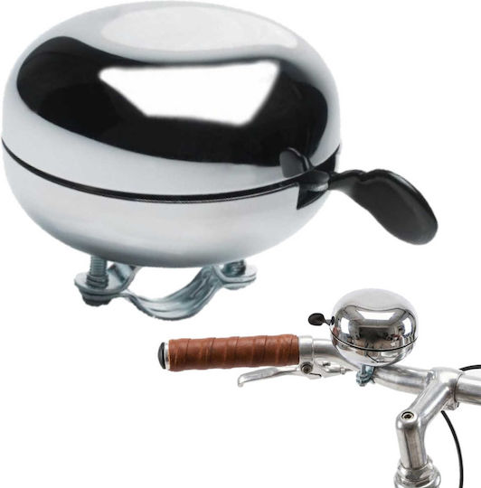 Retro Chrome Bicycle Bell Ding-dong 80mm Loud