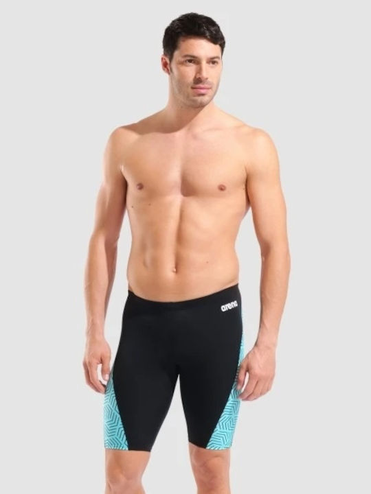 Arena Water Men’s Racing Jammer Swimsuit Black