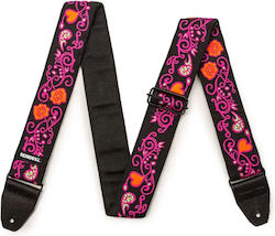 Dunlop Jh22 Jimi Hendrix Blacklight Monterey Guitar Strap