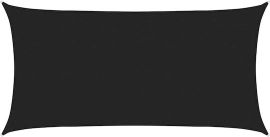 vidaXL Plasă / Pânză De Umbrire Rectangulară Neagră 2.5x6m