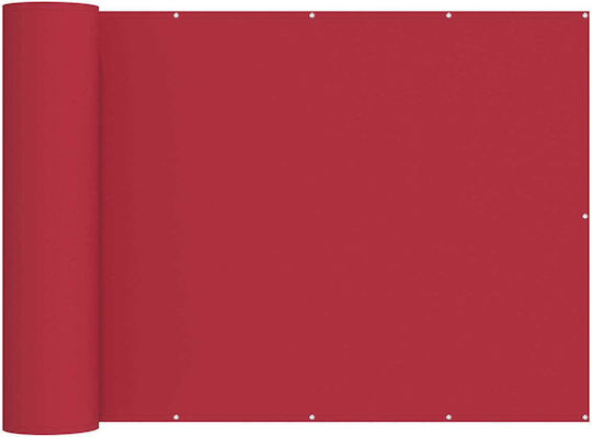 vidaXL Schatten-Teiler Rot mit PU-Beschichtung 1,5x5m 160g/m²