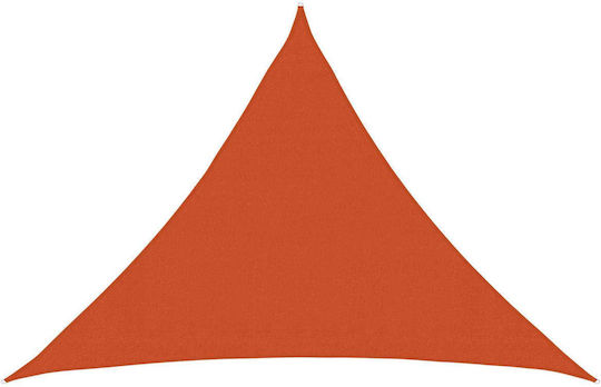 vidaXL Triangle Orange Shade Sail 5x7x5m