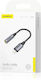 Foneng Adapter Bm30 Lightning 3.5mm Jack 0.14m Black