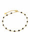 Charmy Anklet Steel Black 25cm