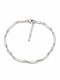 Charmy Anklet from Stainless Steel 23cm