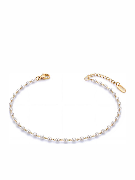 Rebekka Gold Plated Anklet Made of Steel