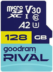 GoodRAM microSDXC 128GB U3 V30 A2 UHS-I 100MB/s with Adapter GoodRAM microSDXC 128GB U3 V30 A2 UHS-I 100MB/s with Adapter
