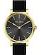 Paul Lorens Womens Watch 28mm Battery With Black Leather Strap
