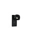 Wall Lamp with Integrated LED and Warm White Light Black