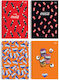 interDRUK Spirale Schulfachheft A4 60 Papiereinlagen 2 Themen Coca Cola (Verschiedene Designs oder Farben)