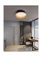 VK Lighting Κρεμαστό Φωτιστικό Λευκό LED με Θερμό Λευκό Φως 4εκ.