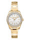 Women's Watch Battery with Gold Stainless Steel Bracelet