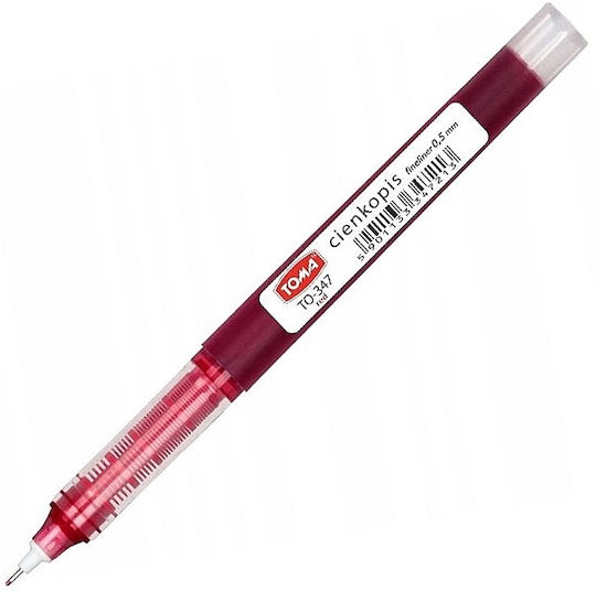 Toma Marker De Proiectare Roșu 0.5mm