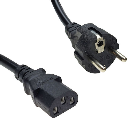 Netzkabel 230V IEC C13 Gerade 1,8m