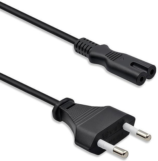 Qoltec Power Cord Iec C7 Cee 7/16 2*0.75mm2 1m