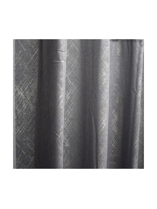 To megalo pazari Curtain With Pencil Pleat Dark Grey 270x280cm