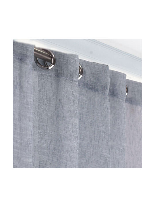 To megalo pazari Curtain With Gray Grommets 270x280cm