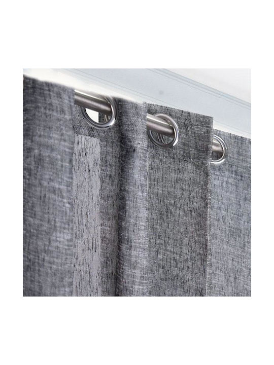 To megalo pazari Curtain with Gray Grommets 270x280cm