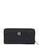 Aura Large Fabric Women's Travel Wallet Black