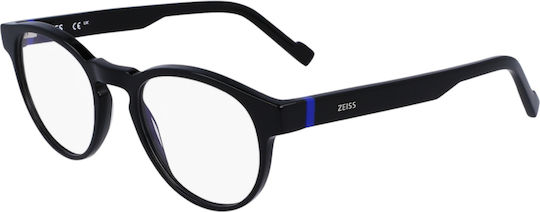 Zeiss Zs23535 001 Männer Kokkálina Brillengestelle mit Rezept Rund Schwarz