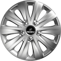 Τάσια Τροχών Αυτοκινήτου Versaco Rapide Nc Χρώμιο 15" Σήμα Isuzu 4 Τεμάχια
