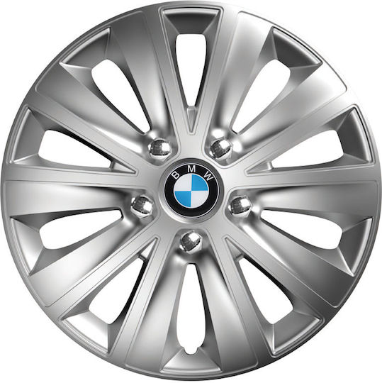 Тасии Трохове Автомобилни Versaco Rapide Nc Хромирани 15" С Емблема Bmw 4 Броя