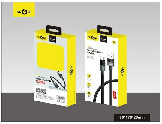 KLGO USB 2.0 Кабел USB-C мъжки - USB-A rl-S-216