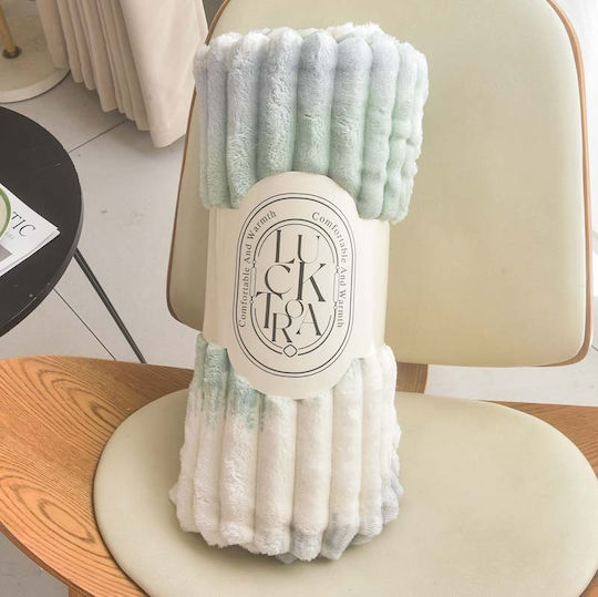 Το μεγάλο παζάρι Super Soft Extra Κουβέρτα Βελουτέ Υπέρδιπλη 220x240εκ. Βεραμάν