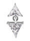 Crazy Needles Charm din Argint cu Zircon
