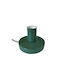 RayTech Metal Table Lamp for E27 Fitting with Green Shade and Base