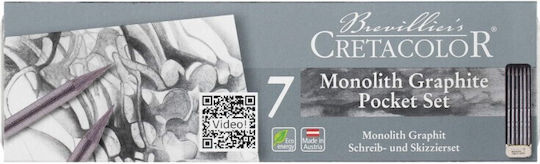 Cretacolor Graphite Drawing Pencils Box 7 Pieces 204 26 9002592204263