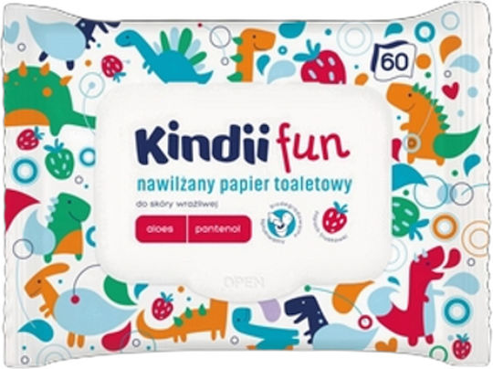 Kindii Baby Wipes Alcohol-Free & Parabens Free 60pcs
