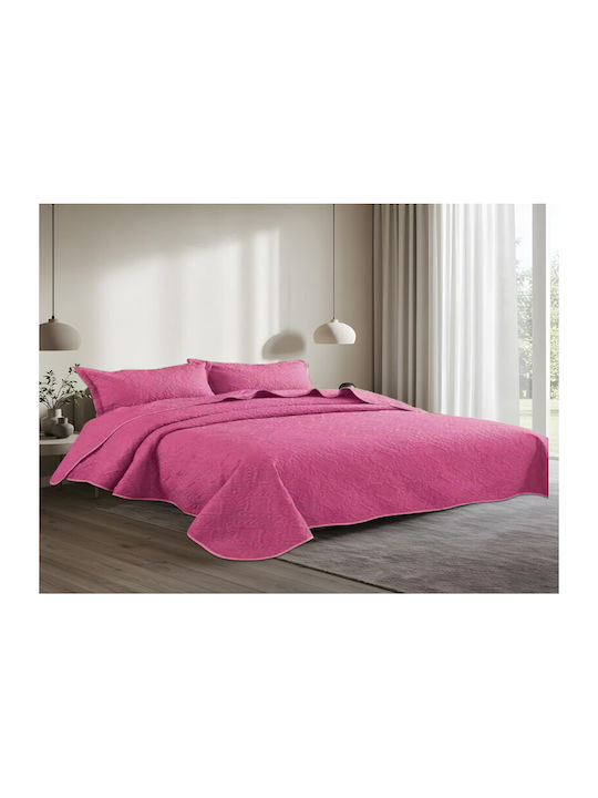 Kykli Coverlet Set Single Microfiber Fuchsia 16...