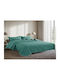 Kykli Coverlet Set Single Microfiber Green 160x240cm KYKLI-16100-Mono-Green
