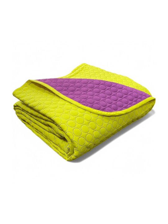 To megalo pazari Tagesdecken Einzel Gelbe-mauve 160x240cm